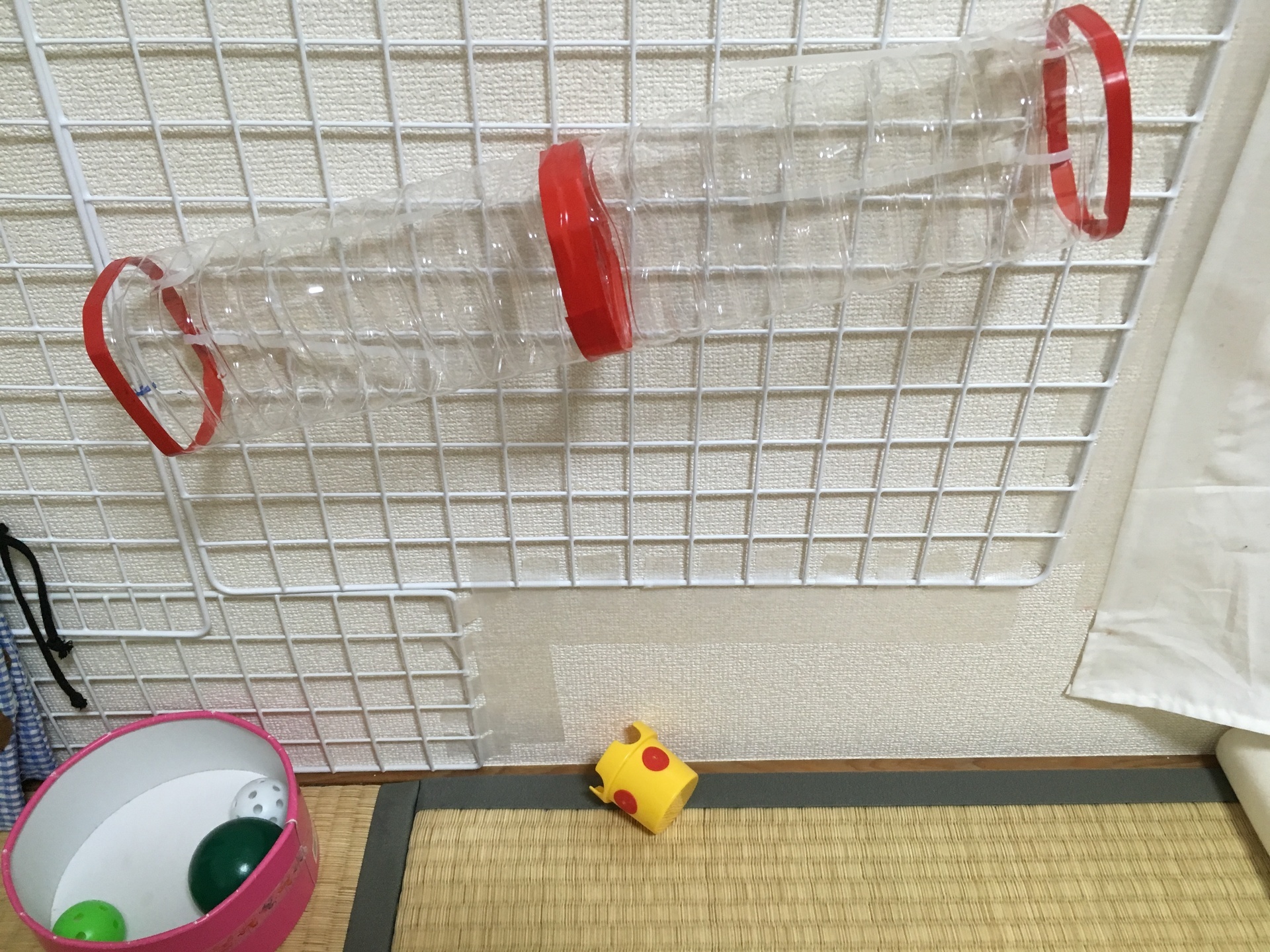 10ヶ月 ボールコロコロ 全力で初めての子育て 手作りおもちゃにイベントにー In神戸