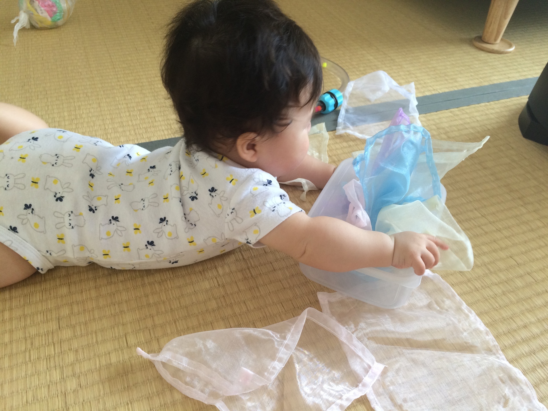 6ヶ月からのとりだすおもちゃ 全力で初めての子育て 手作りおもちゃにイベントにー In神戸